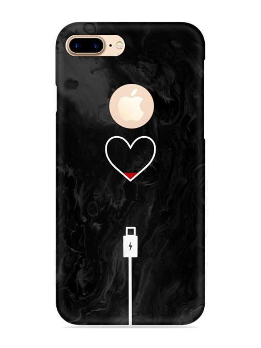 Heart Charging Vector Snap Case for Apple Iphone 7 Plus (Logo Cut)