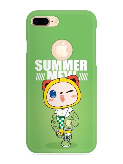 Summer Mew Snap Case for Apple Iphone 7 Plus (Logo Cut)