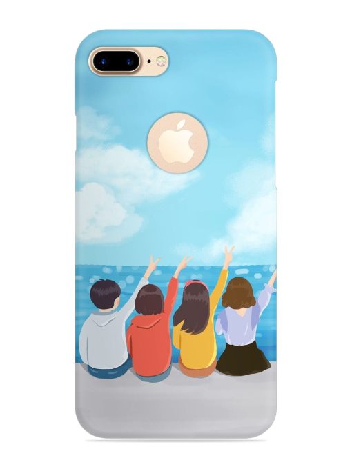 Happy Kids Snap Case for Apple Iphone 7 Plus (Logo Cut)