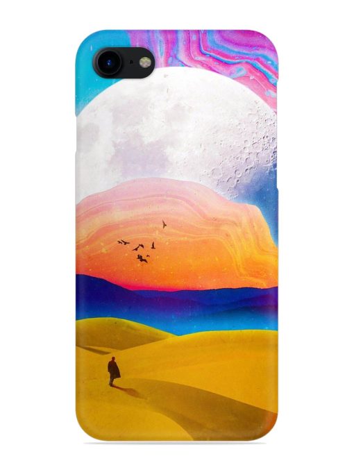 Sandy Desert Snap Case for Apple Iphone 8 Zapvi