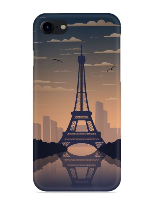 France Paris Eiffel Tower Gradient Snap Case for Apple Iphone 8 Zapvi