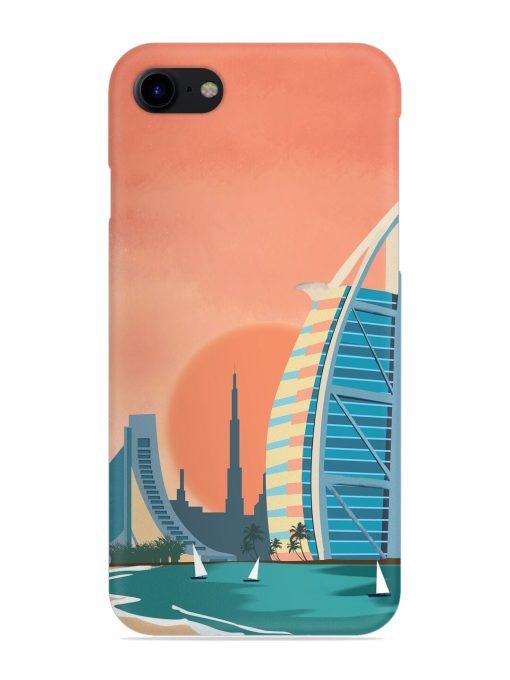 Dubai Architectural Scenery Snap Case for Apple Iphone 8 Zapvi