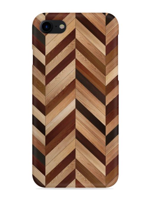 Seamless Wood Parquet Snap Case for Apple Iphone 8 Zapvi