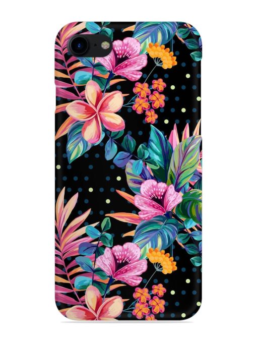 Seamless Floral Pattern Snap Case for Apple Iphone 8 Zapvi