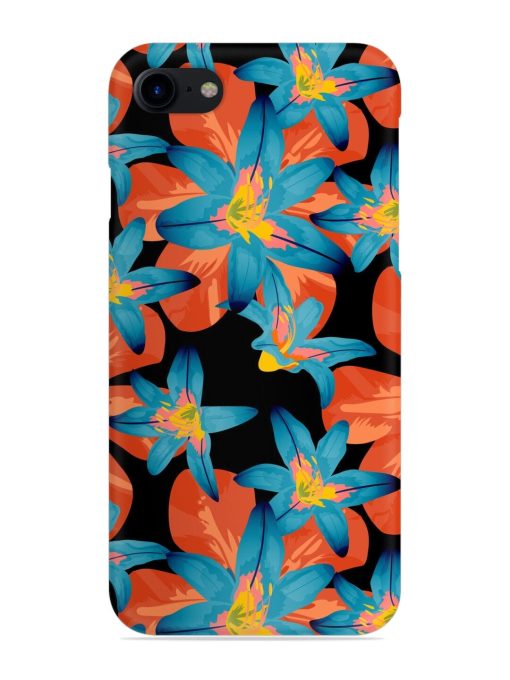 Philippine Flowers Seamless Snap Case for Apple Iphone 8