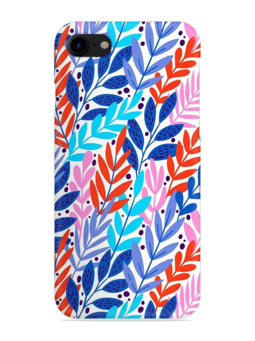 Bright Floral Tropical Snap Case for Apple Iphone 8