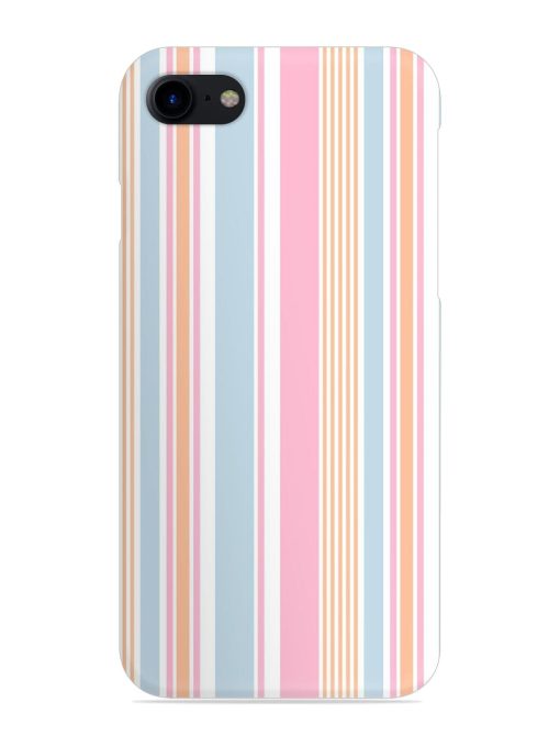 Stripe Seamless Pattern Snap Case for Apple Iphone 8