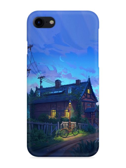 Beautiful Village House Snap Case for Apple Iphone 8 Zapvi