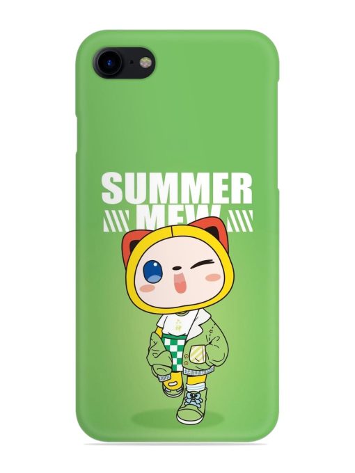 Summer Mew Snap Case for Apple Iphone 8 Zapvi