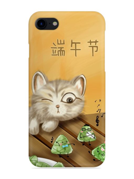 Cat Scorpion Dancing Snap Case for Apple Iphone 8