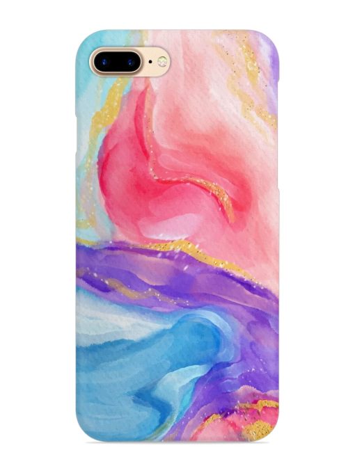 Watercolor Gradient Snap Case for Apple Iphone 8 Plus Zapvi