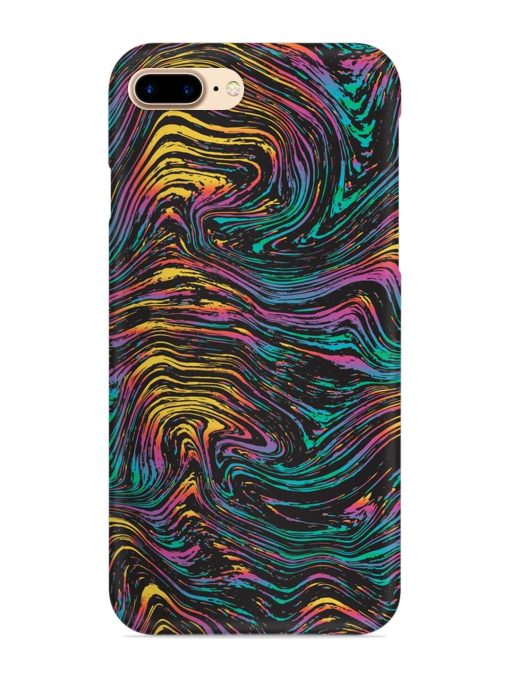 Abstract Liquid Colors Snap Case for Apple Iphone 8 Plus Zapvi