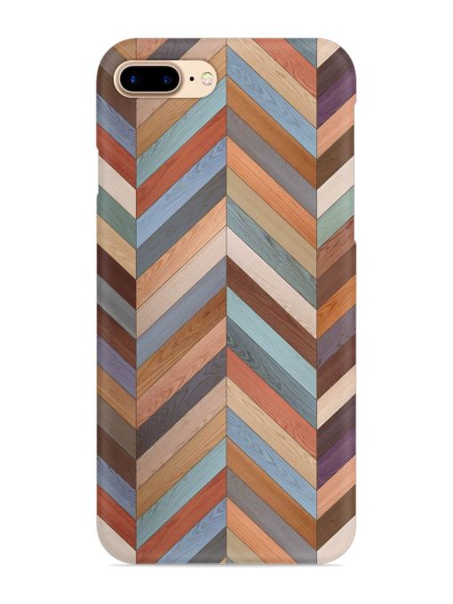 Seamless Wood Parquet Snap Case for Apple Iphone 8 Plus Zapvi