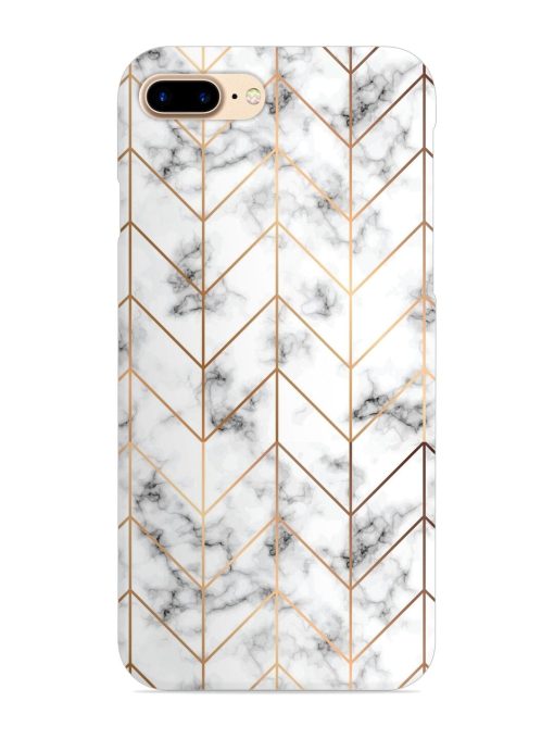 Vector Marble Texture Snap Case for Apple Iphone 8 Plus Zapvi