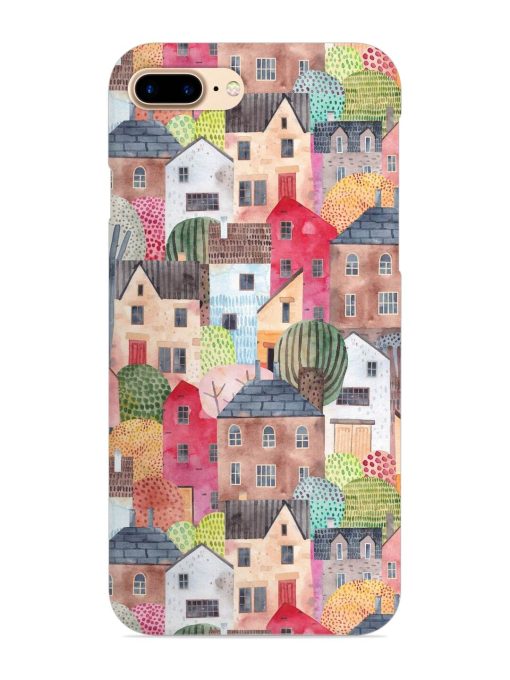 Abstract Seamless Pattern Snap Case for Apple Iphone 8 Plus Zapvi