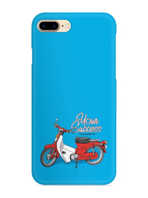 Motorcycles Image Vector Snap Case for Apple Iphone 8 Plus