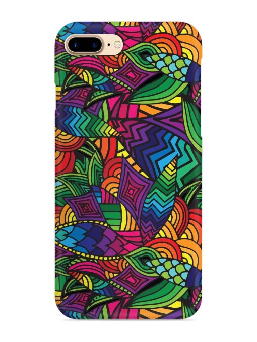 Abstract Multicolor Seamless Snap Case for Apple Iphone 8 Plus