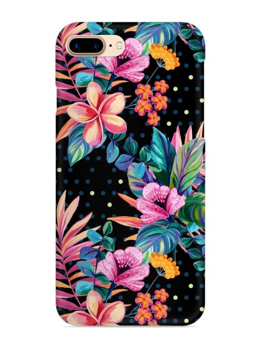 Seamless Floral Pattern Snap Case for Apple Iphone 8 Plus