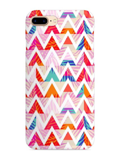 Abstract Triangle Background Snap Case for Apple Iphone 8 Plus Zapvi