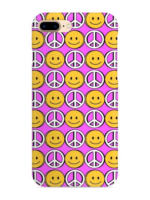 Smiley Face Peace Snap Case for Apple Iphone 8 Plus