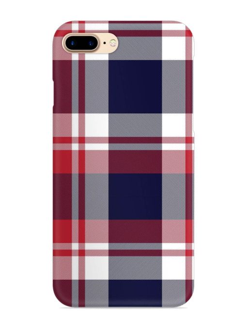 Classic Plaid Tartan Snap Case for Apple Iphone 8 Plus Zapvi