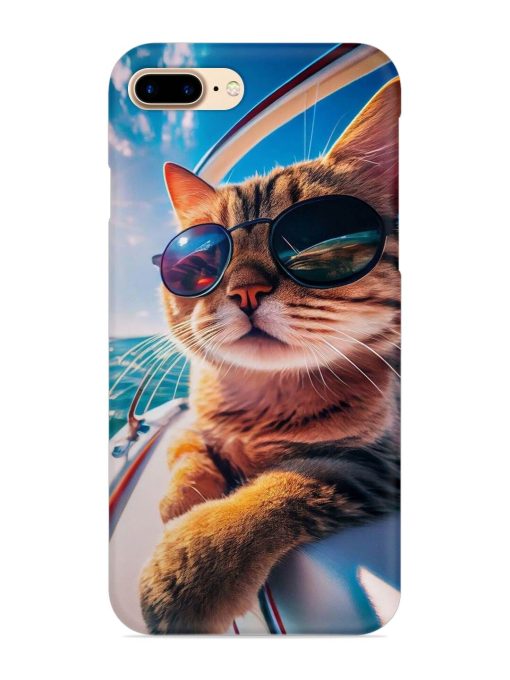 Cat In Style Snap Case for Apple Iphone 8 Plus Zapvi