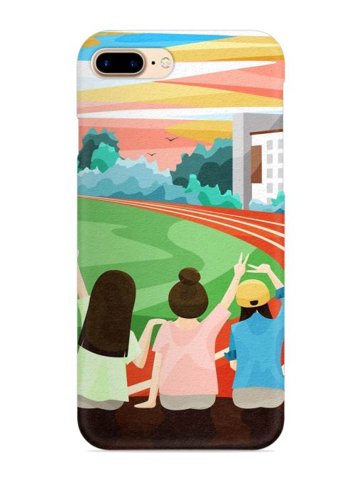 School Playground Snap Case for Apple Iphone 8 Plus