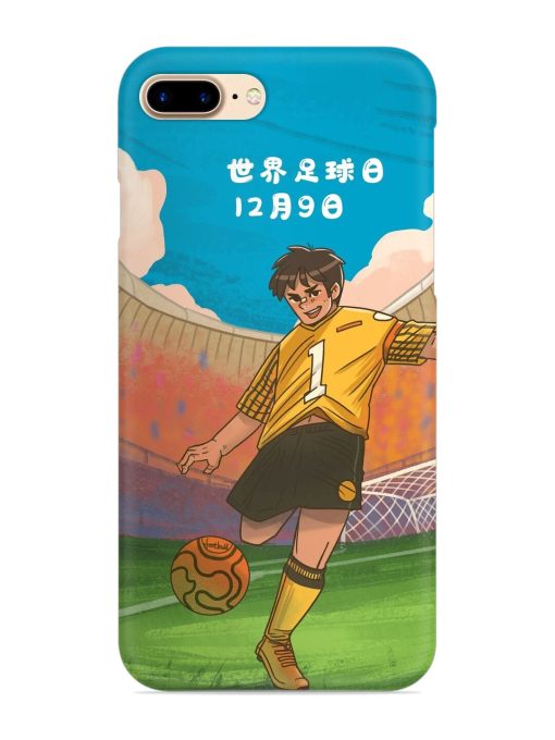 Soccer Kick Snap Case for Apple Iphone 8 Plus Zapvi