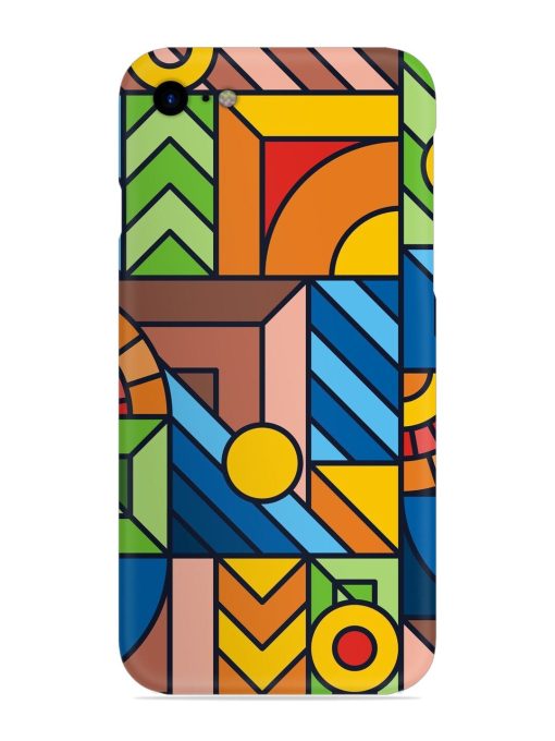 Colorful Geometric Snap Case for Apple Iphone Se (2020) Zapvi