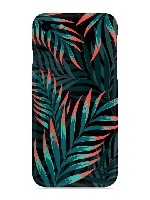 Green Leaf Art Snap Case for Apple Iphone Se (2020) Zapvi