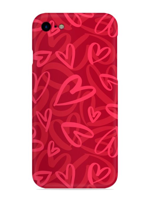 Seamless Romantic Pattern Snap Case for Apple Iphone Se (2020) Zapvi