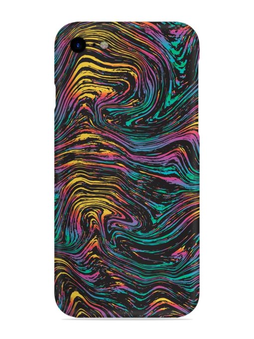 Abstract Liquid Colors Snap Case for Apple Iphone Se (2020) Zapvi