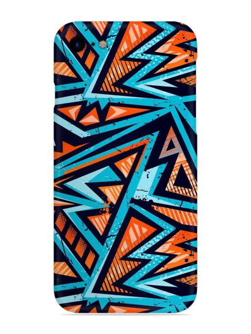 Abstract Seamless Grunge Snap Case for Apple Iphone Se (2020) Zapvi