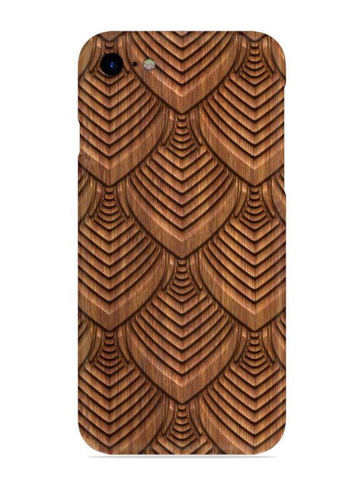 Carved Pattern On Snap Case for Apple Iphone Se (2020) Zapvi