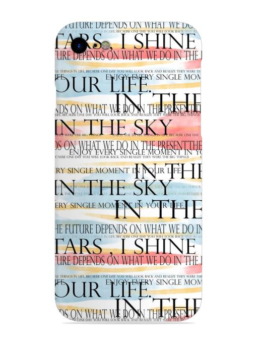 Seamless Slogans Pattern Snap Case for Apple Iphone Se (2020) Zapvi