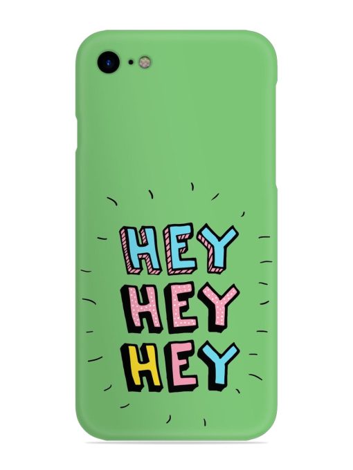 Hey Vector Cartoon Snap Case for Apple Iphone Se (2020) Zapvi