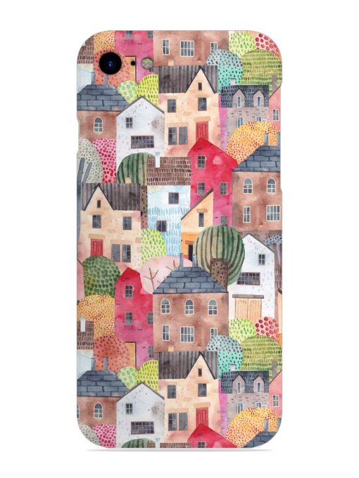 Abstract Seamless Pattern Snap Case for Apple Iphone Se (2020) Zapvi