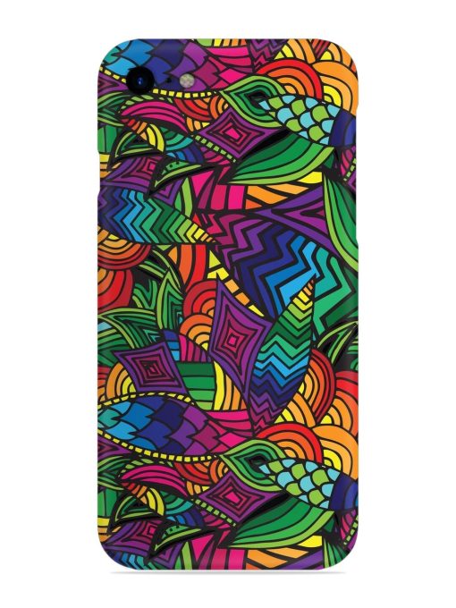 Abstract Multicolor Seamless Snap Case for Apple Iphone Se (2020) Zapvi