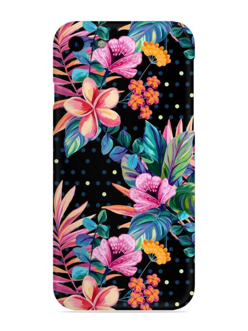 Seamless Floral Pattern Snap Case for Apple Iphone Se (2020)