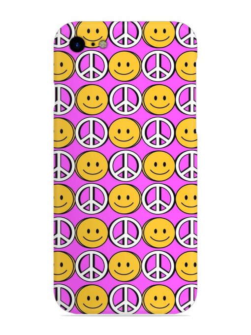 Smiley Face Peace Snap Case for Apple Iphone Se (2020) Zapvi