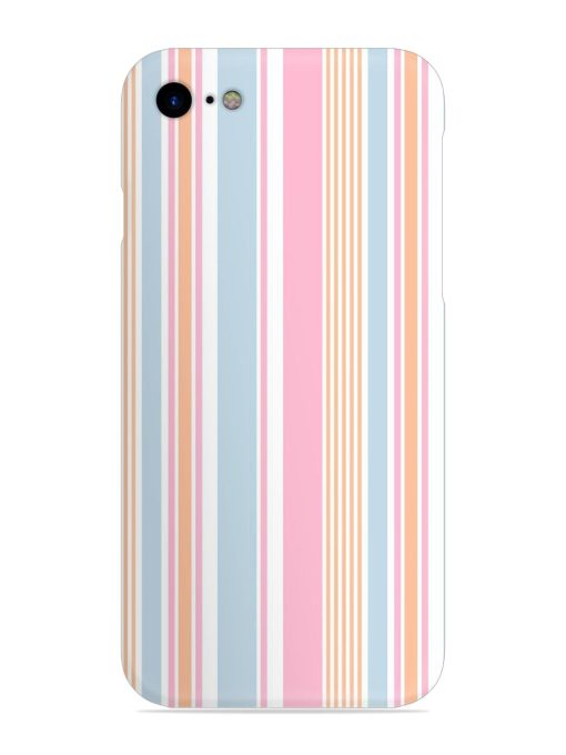 Stripe Seamless Pattern Snap Case for Apple Iphone Se (2020) Zapvi