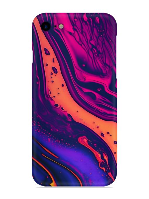 Fluid Blue Pink Art Snap Case for Apple Iphone Se (2020)