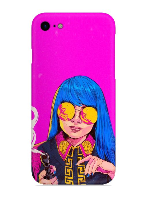 Aesthetic Anime Girl Snap Case for Apple Iphone Se (2020) Zapvi