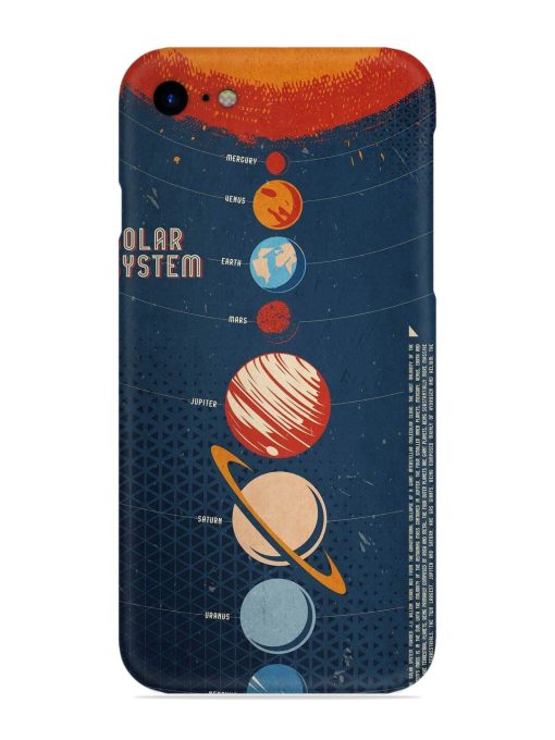 Solar System Vector Snap Case for Apple Iphone Se (2020)