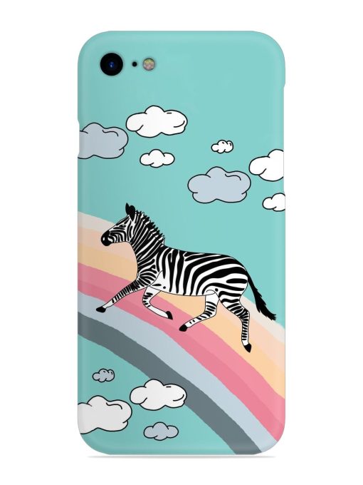 Running Zebra Snap Case for Apple Iphone Se (2020)