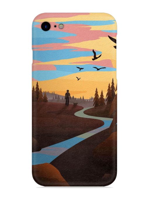 Natural Landscape Art Snap Case for Apple Iphone Se (2020) Zapvi