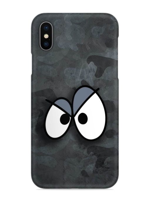 Big Eyes Night Mode Snap Case for Apple Iphone X Zapvi