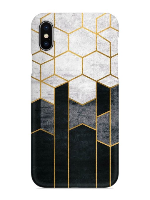 Cube Marble Art Snap Case for Apple Iphone X