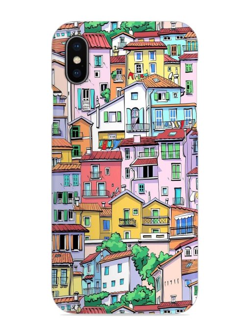 Europe Old Town Snap Case for Apple Iphone X