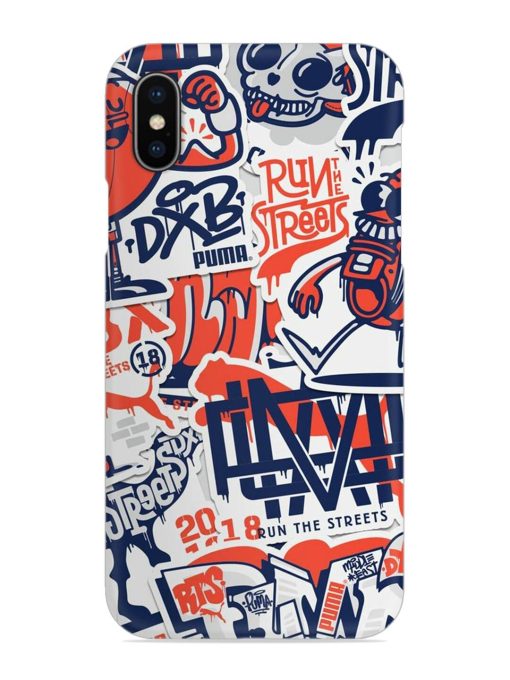 Run The Street Snap Case for Apple Iphone X